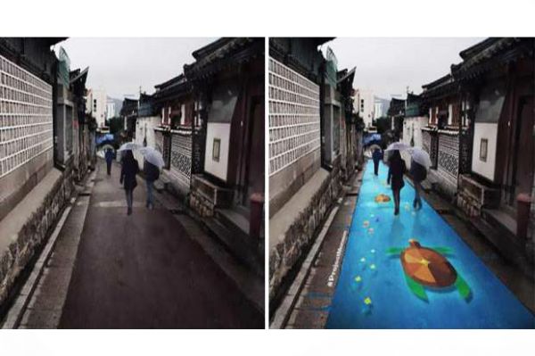 seni mural project monsoon di korea selatan