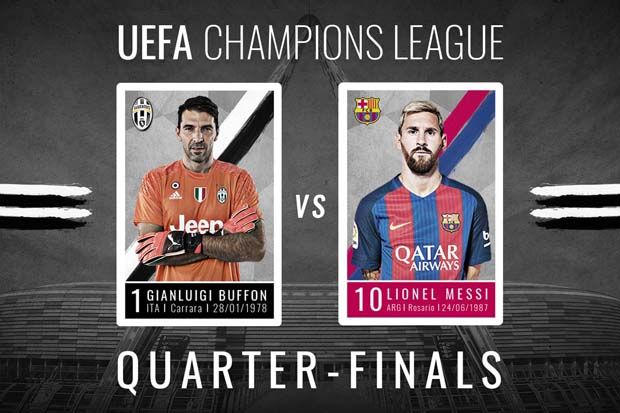 Barcelona vs Juventus leg I perempat final Liga Champions 2016-2017. (Foto-Juventus) 2