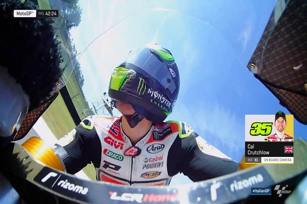 Cal Crutchlow (LCR Honda) pada sesi latihan bebas II MotoGP Italia 2017 di sirkuit Mugello. (Foto-LCR Honda)