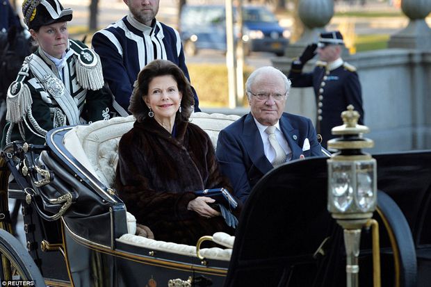 Raja Swedia, Carl XVI Gustaf beserta Ratu Silvia
