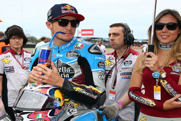 Jack Miller (tim Marc VDS Honda) di grid start MotoGP Argentina 2017. (Foto-mcnews.com.au)