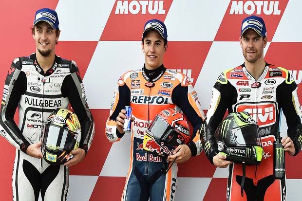 Tiga pembalap tercepat di babak kualifikasi 2 (Q2) MotoGP Argentina 2017. (Foto-mcnews.com.au)