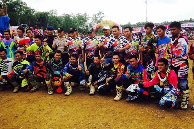 Tim Motocross PATRAM di Merangin Jambi. (Foto-otomotifzone)