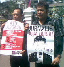 Upah wartawan rendah, kebebasan pers terancam