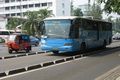 Rusak, Bus Transjakarta mogok di tengah jalan