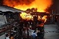 Gudang pabrik makanan di Bogor terbakar