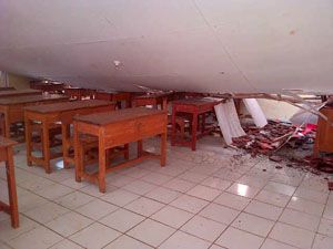 Atap SD di Bogor ambruk, 20 siswa terluka