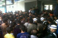 Imbas demo Pondok Cina, penumpang Stasiun Bogor numpuk