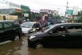 Banjir, lalu lintas Ciledug-Jakarta tak bergerak