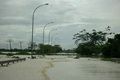 KM 38 Tol Merak-Jakarta banjir 30 cm