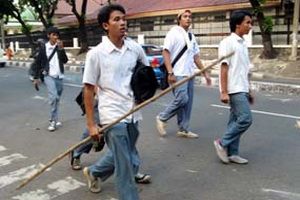 Jokowi: Tawuran pelajar bukan budaya Indonesia