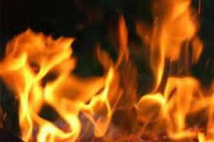 Mobil Terios terbakar di Tol Cikunir, 2 tewas