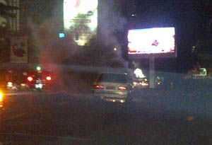 Mobil Toyota DX terbakar di Fatmawati