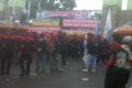 Unjuk rasa, buruh & mahasiswa bentrok di DPR