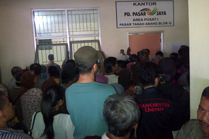 PKL Tanah Abang serbu pendaftaran kios di Blok G