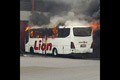 Bus Lion Air terbakar di Bandara Soetta