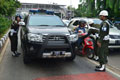 Mobil anak buah SBY ditilang