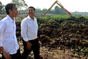 Jokowi mulai Proyek JEDI di Waduk Melati