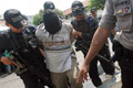 Terduga teroris pengebom vihara tiba di Jakarta