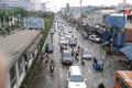 Hujan deras, sejumlah jalan tergenang