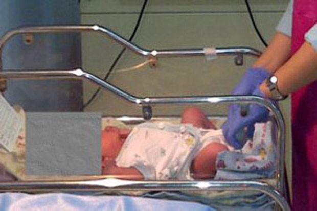 Bayi cantik yang dibuang diduga lahir prematur