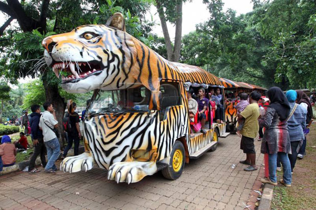 Tempat wisata di Bogor dipadati pengunjung