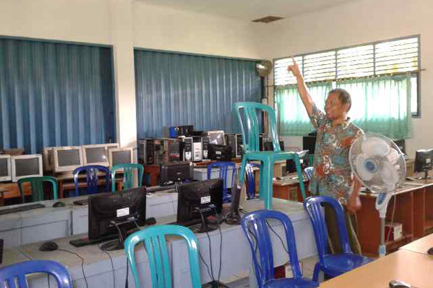 Lab komputer SMK Muhammadiyah dibobol maling