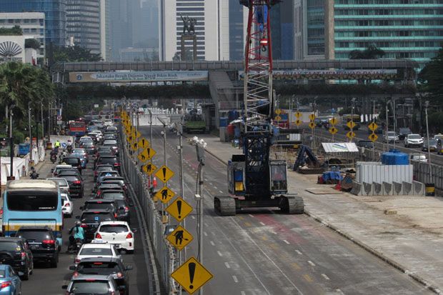 Konstruksi MRT Koridor Sudirman Dimulai