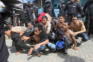 Polisi Amankan Jasa Preman di Jakarta Barat