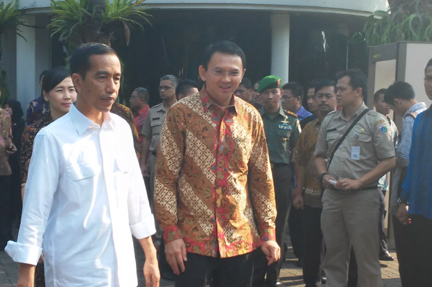 Antar Jokowi, Pejabat DKI Ngumpul di Taman Suropati