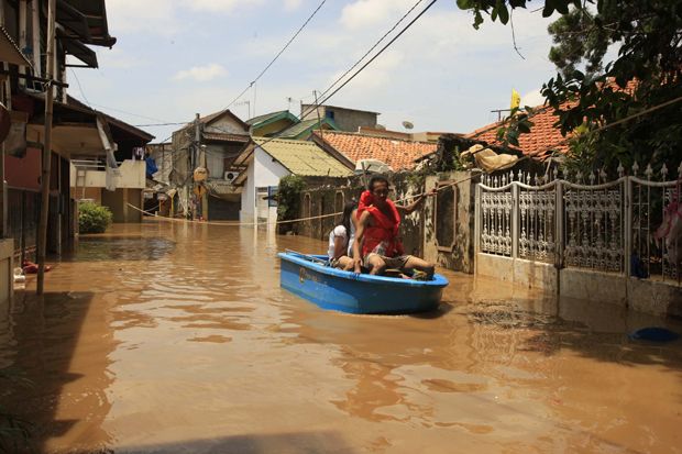 37 Kecamatan di Ibu Kota Terancam Banjir