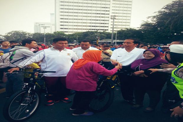 Jokowi Hebohkan Car Free Day di Sudirman-MH Thamrin