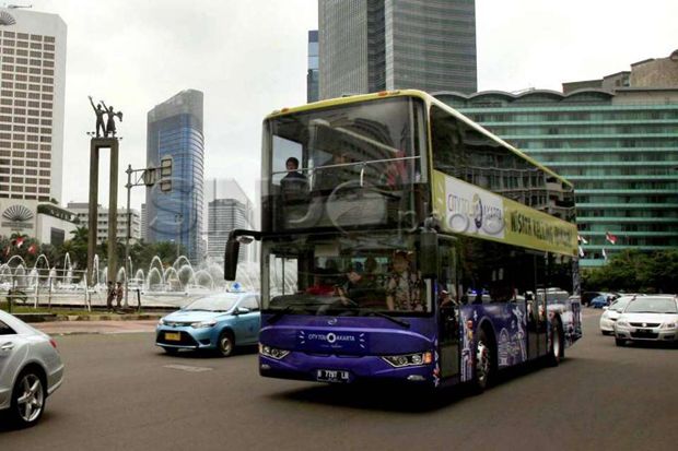 Bus Tingkat Wisata Dikelola PT Transjakarta