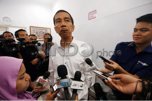 Jokowi Mendadak Sambangi Balai Kota Jakarta