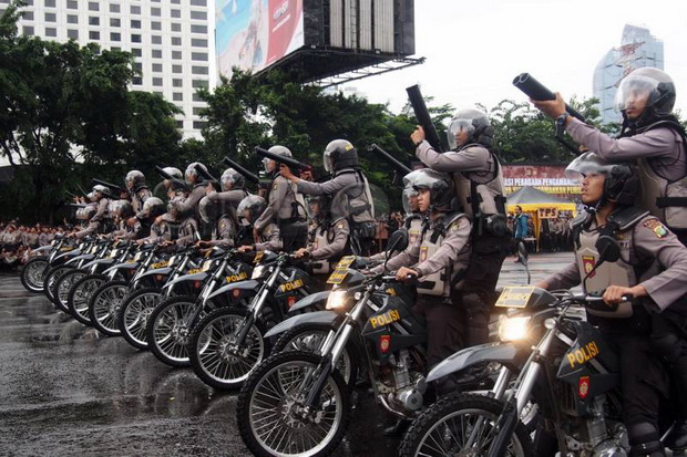 Tiga SSK Amankan Sidang FPI di PN Jakarta Pusat