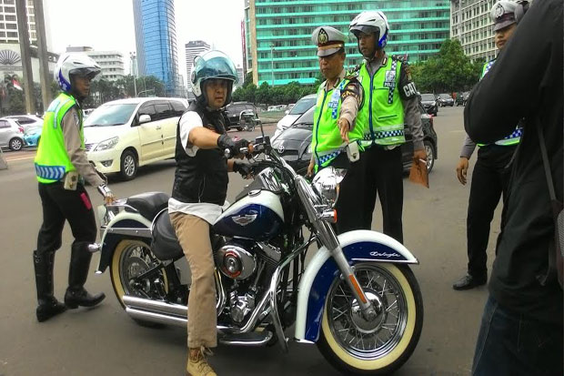 Polisi: Pemilik Harley Davidson Ilegal Ngumpet