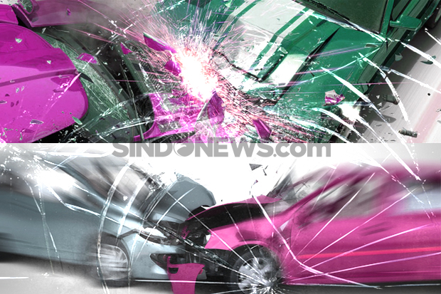 4 Mobil Terlibat Kecelakaan Beruntun di Tol Cibitung