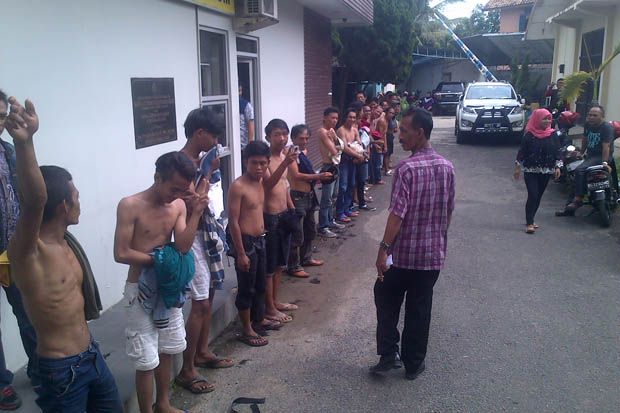 108 Preman Terjaring Razia di Jakarta Utara