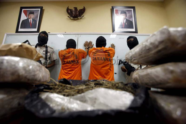Polisi Temukan 20 Kg Ganja di Tengah Hutan di Bogor