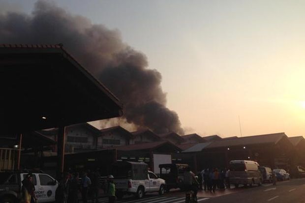 Kebakaran, Asap Selimuti Terminal 2F Bandara Soetta