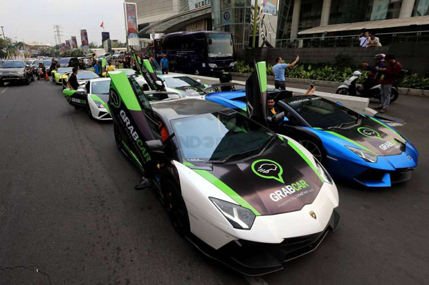 Pemprov Tolak GrabCar Lamborghini Mengaspal di Jakarta