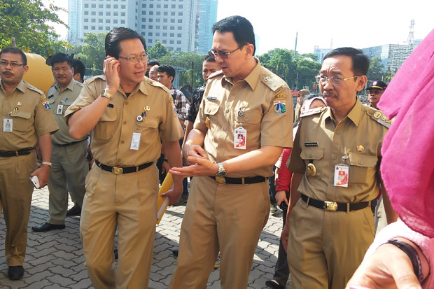 Dilebarkan, Ahok Minta PT MRT Rapihkan Trotoar Sudirman-Thamrin