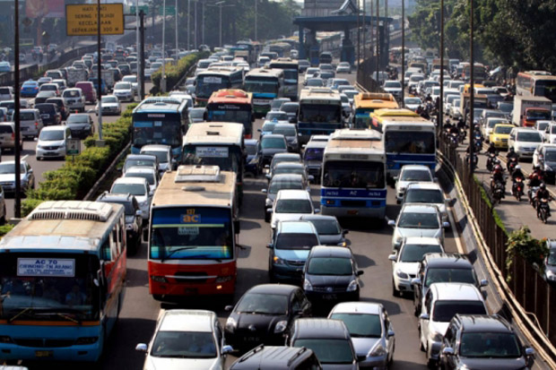 Kemacetan di Tol Dalam Kota Mulai Mencair