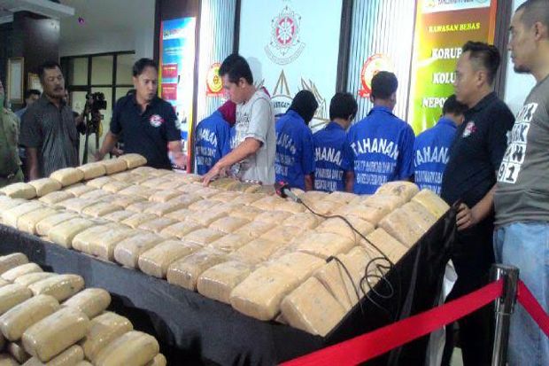 Tangkap Jaringan Narkoba Aceh, Mabes Polri Sita 1 Ton Ganja