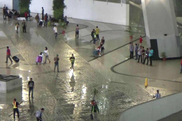 Hujan Deras, Terminal 3 Bandara Soetta Tergenang