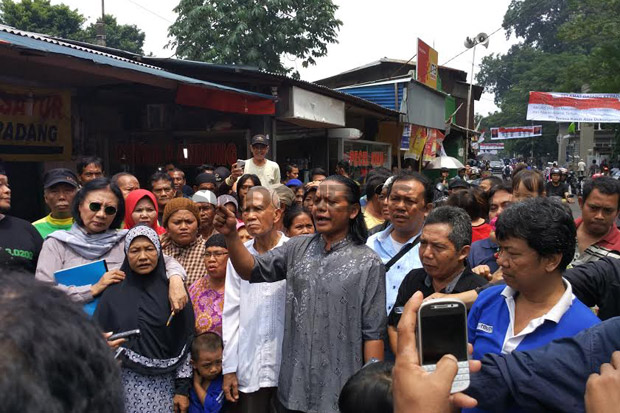 Tolak Penggusuran, Puluhan Warga Rawajati Berkumpul di Kalibata City