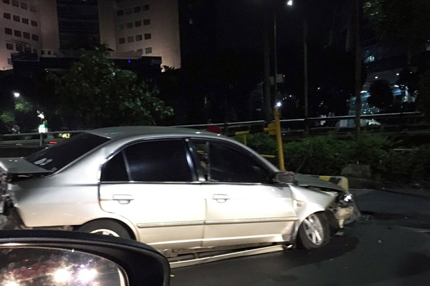 Empat Kasus Kecelakaan Mobil Warnai Pagi Hari Jakarta