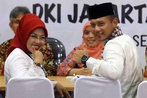 Agus-Sylvi Optimistis Menangkan Pilgub DKI Jakarta 2017