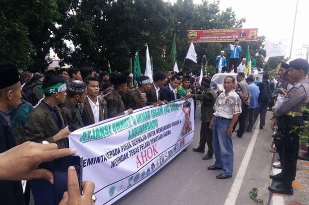 Ormas Islam di Kabupaten Labuhanbatu Kecam Pernyataan Ahok
