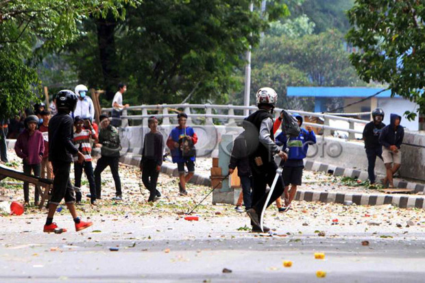 Buntut Bentrokan di Bandung, FPI & GMBI Nyaris Bentrok di Bekasi